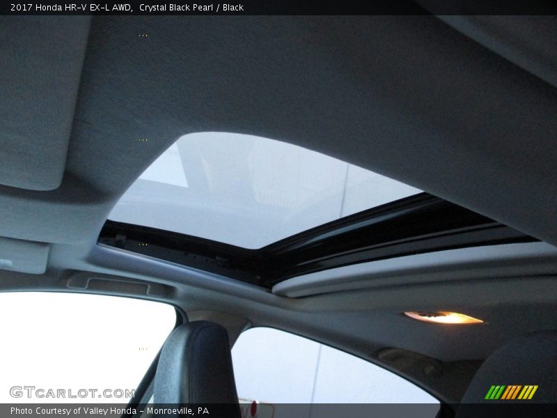 Crystal Black Pearl / Black 2017 Honda HR-V EX-L AWD