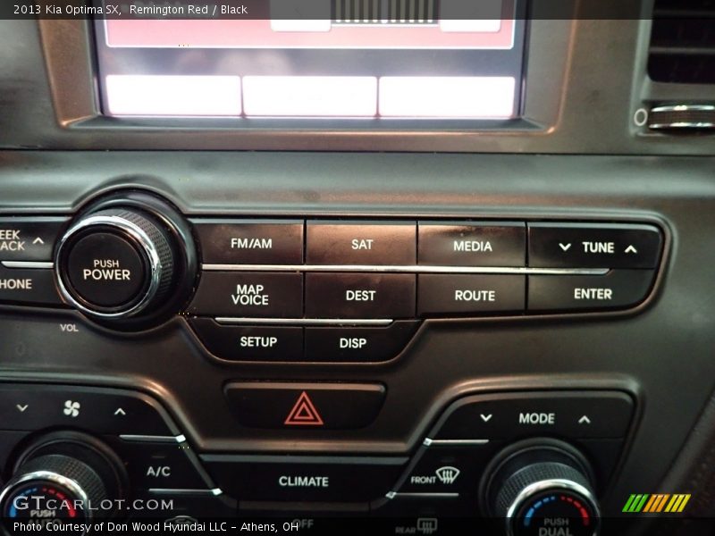 Remington Red / Black 2013 Kia Optima SX