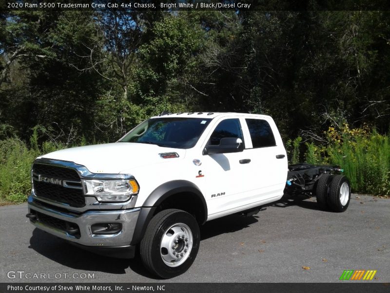 Bright White / Black/Diesel Gray 2020 Ram 5500 Tradesman Crew Cab 4x4 Chassis