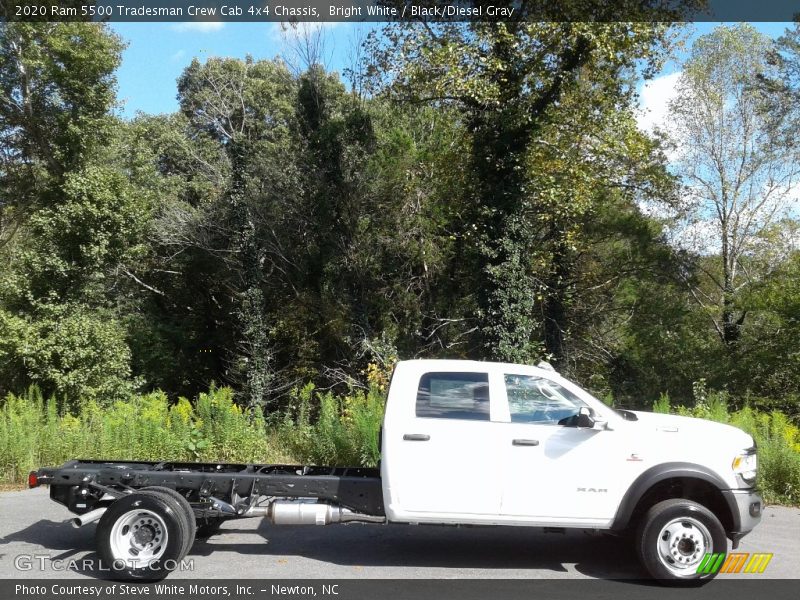 Bright White / Black/Diesel Gray 2020 Ram 5500 Tradesman Crew Cab 4x4 Chassis