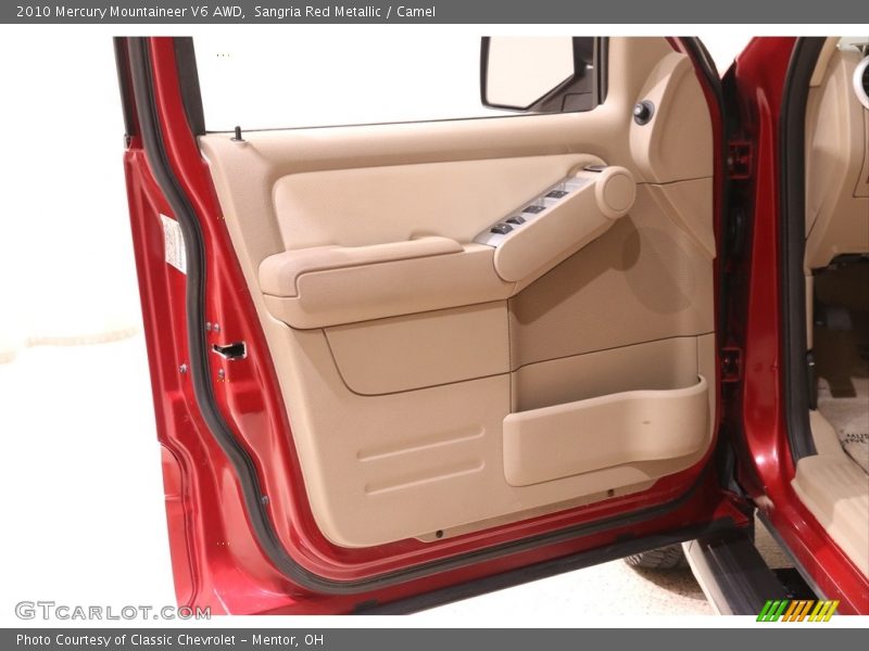 Sangria Red Metallic / Camel 2010 Mercury Mountaineer V6 AWD
