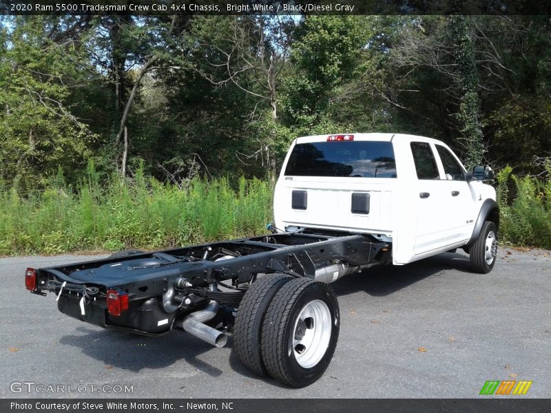 Bright White / Black/Diesel Gray 2020 Ram 5500 Tradesman Crew Cab 4x4 Chassis