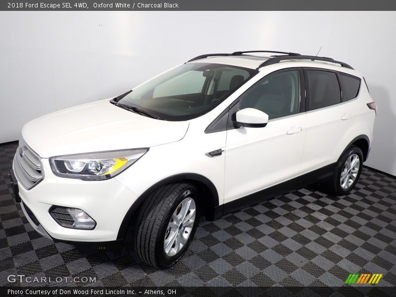 Oxford White / Charcoal Black 2018 Ford Escape SEL 4WD