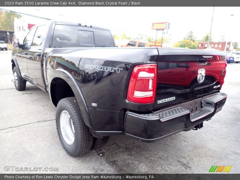 Diamond Black Crystal Pearl / Black 2020 Ram 3500 Laramie Crew Cab 4x4