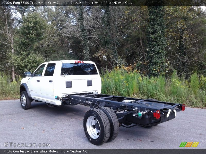 Bright White / Black/Diesel Gray 2020 Ram 5500 Tradesman Crew Cab 4x4 Chassis