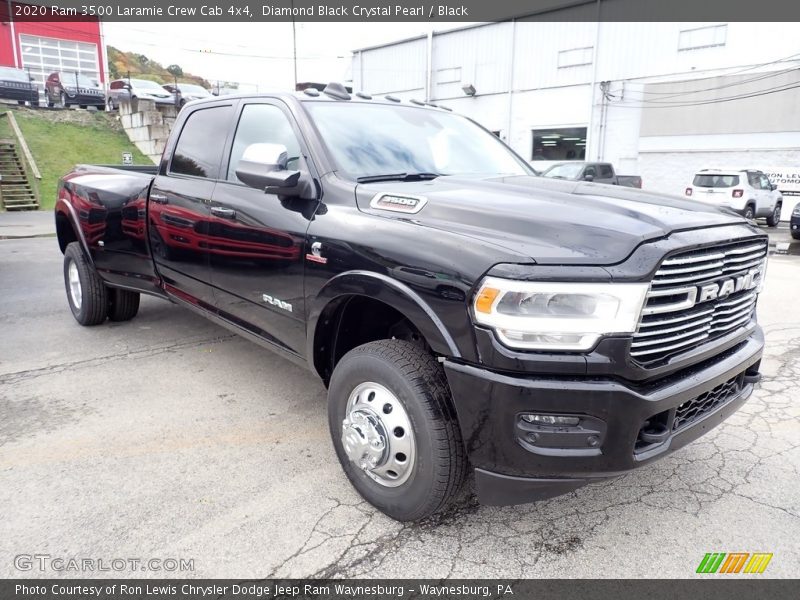  2020 3500 Laramie Crew Cab 4x4 Diamond Black Crystal Pearl