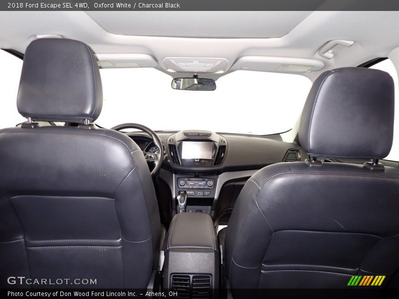 Oxford White / Charcoal Black 2018 Ford Escape SEL 4WD