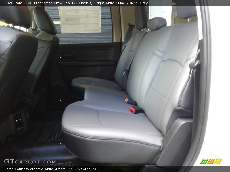 Bright White / Black/Diesel Gray 2020 Ram 5500 Tradesman Crew Cab 4x4 Chassis
