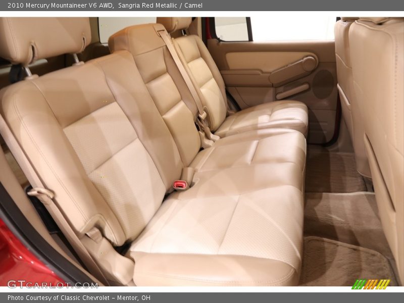 Sangria Red Metallic / Camel 2010 Mercury Mountaineer V6 AWD