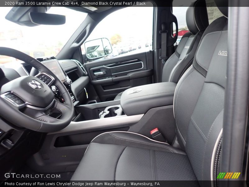 Front Seat of 2020 3500 Laramie Crew Cab 4x4