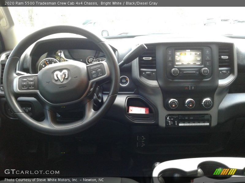 Bright White / Black/Diesel Gray 2020 Ram 5500 Tradesman Crew Cab 4x4 Chassis