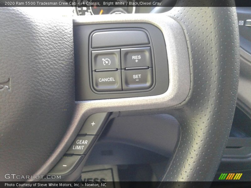 Bright White / Black/Diesel Gray 2020 Ram 5500 Tradesman Crew Cab 4x4 Chassis
