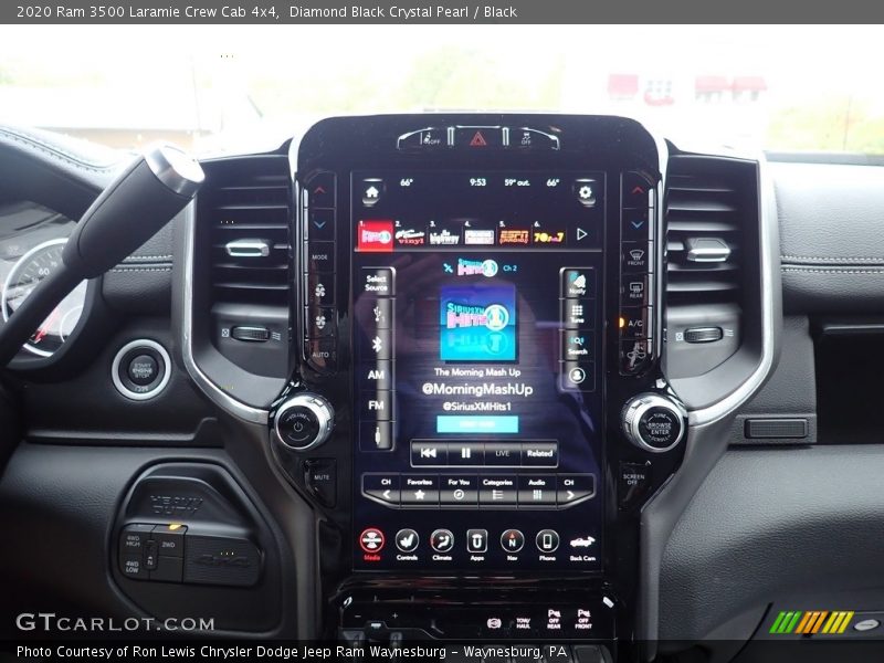Controls of 2020 3500 Laramie Crew Cab 4x4