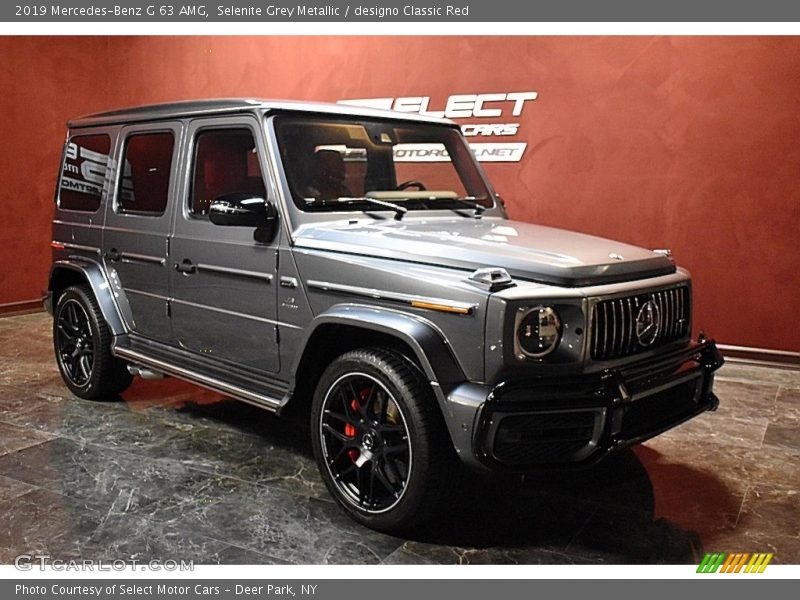 Selenite Grey Metallic / designo Classic Red 2019 Mercedes-Benz G 63 AMG
