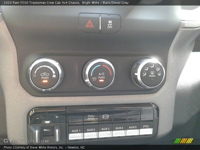 Bright White / Black/Diesel Gray 2020 Ram 5500 Tradesman Crew Cab 4x4 Chassis