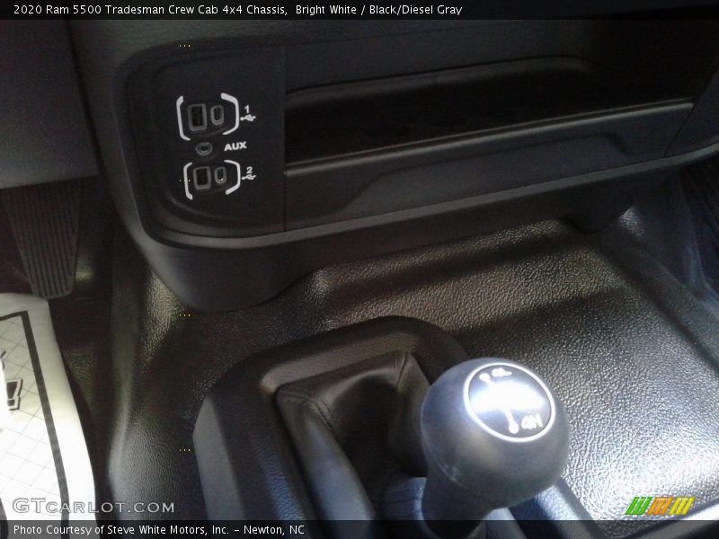 Bright White / Black/Diesel Gray 2020 Ram 5500 Tradesman Crew Cab 4x4 Chassis