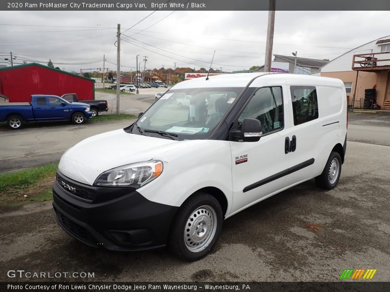 Bright White / Black 2020 Ram ProMaster City Tradesman Cargo Van