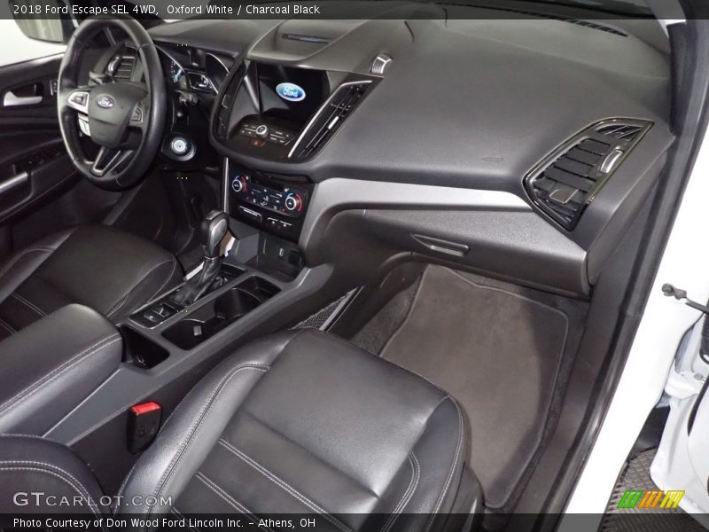 Oxford White / Charcoal Black 2018 Ford Escape SEL 4WD