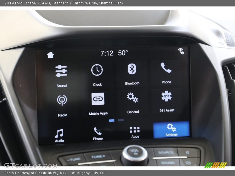 Magnetic / Chromite Gray/Charcoal Black 2019 Ford Escape SE 4WD