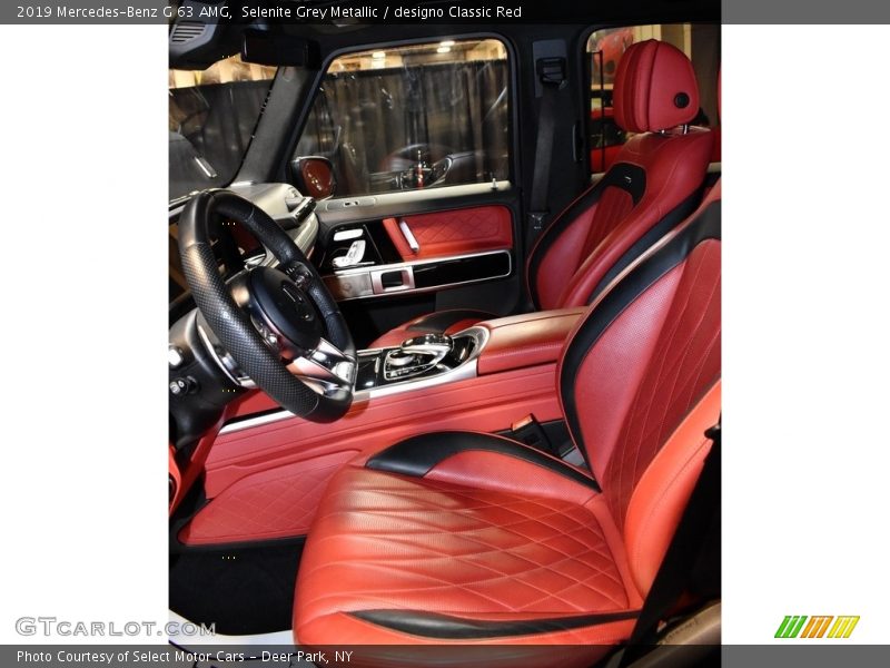 Selenite Grey Metallic / designo Classic Red 2019 Mercedes-Benz G 63 AMG