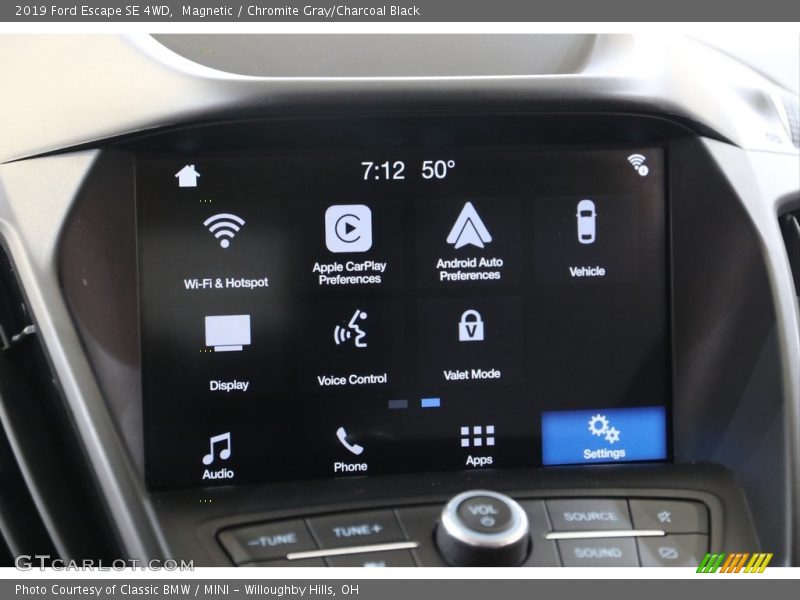 Magnetic / Chromite Gray/Charcoal Black 2019 Ford Escape SE 4WD