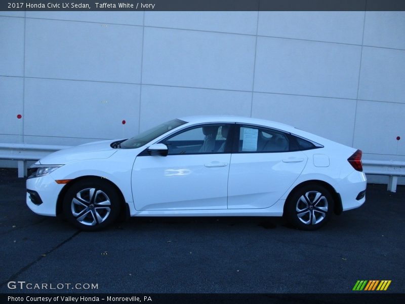 Taffeta White / Ivory 2017 Honda Civic LX Sedan