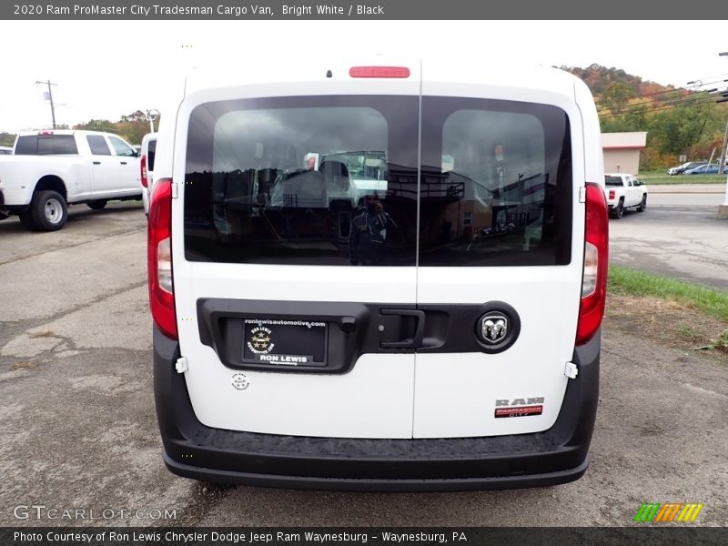 Bright White / Black 2020 Ram ProMaster City Tradesman Cargo Van