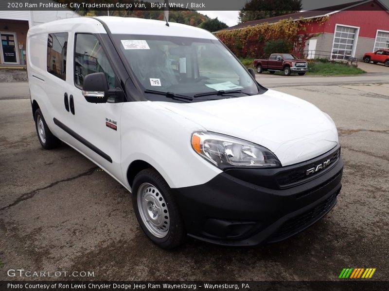 Bright White / Black 2020 Ram ProMaster City Tradesman Cargo Van