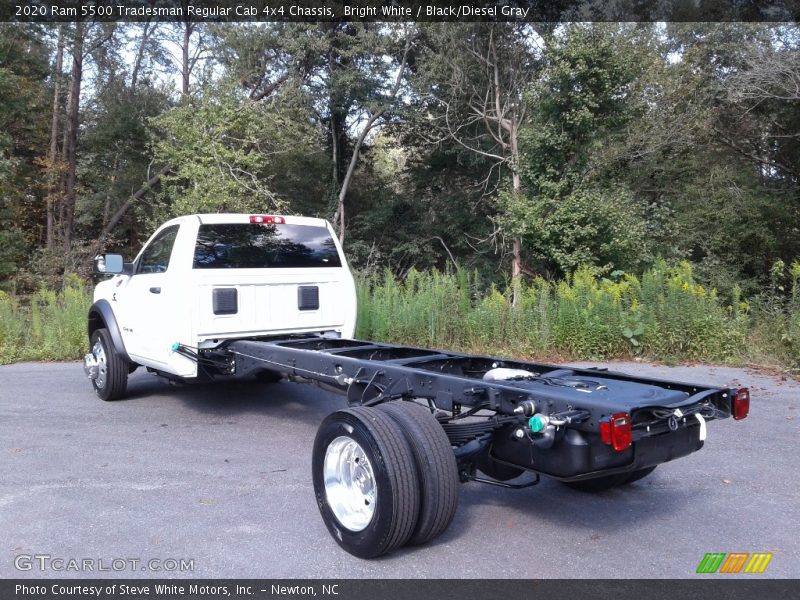 Bright White / Black/Diesel Gray 2020 Ram 5500 Tradesman Regular Cab 4x4 Chassis