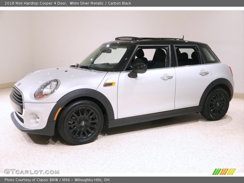 White Silver Metallic / Carbon Black 2018 Mini Hardtop Cooper 4 Door