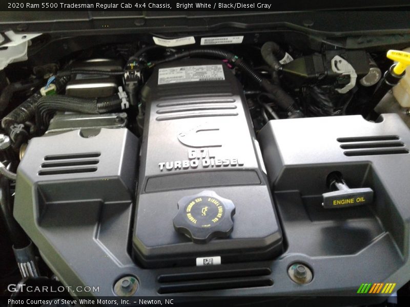 Bright White / Black/Diesel Gray 2020 Ram 5500 Tradesman Regular Cab 4x4 Chassis