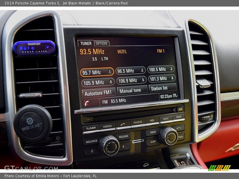 Controls of 2014 Cayenne Turbo S