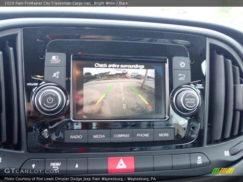 Bright White / Black 2020 Ram ProMaster City Tradesman Cargo Van