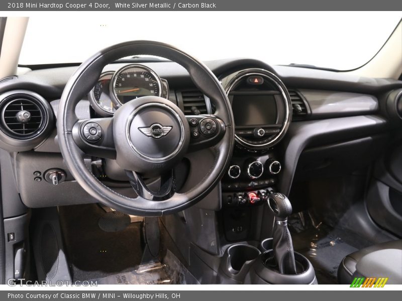 White Silver Metallic / Carbon Black 2018 Mini Hardtop Cooper 4 Door