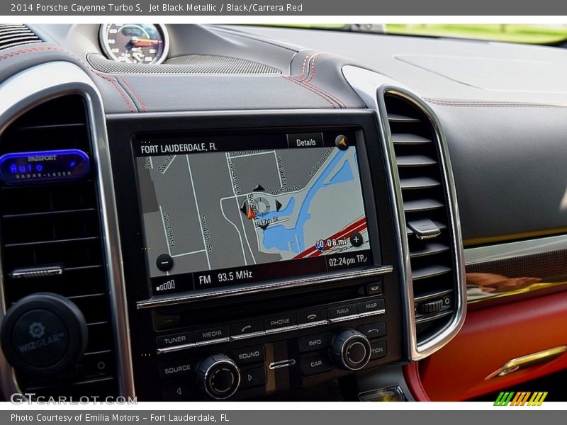 Navigation of 2014 Cayenne Turbo S