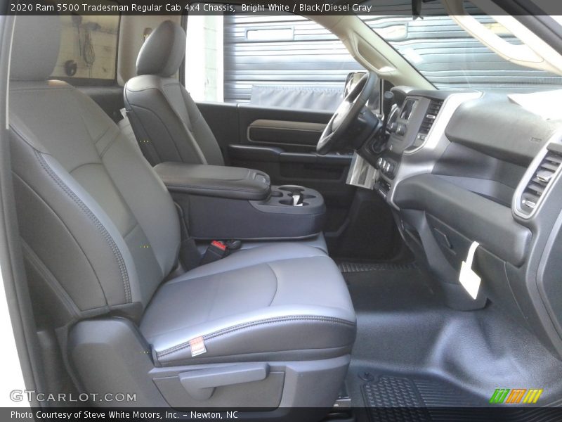 Bright White / Black/Diesel Gray 2020 Ram 5500 Tradesman Regular Cab 4x4 Chassis