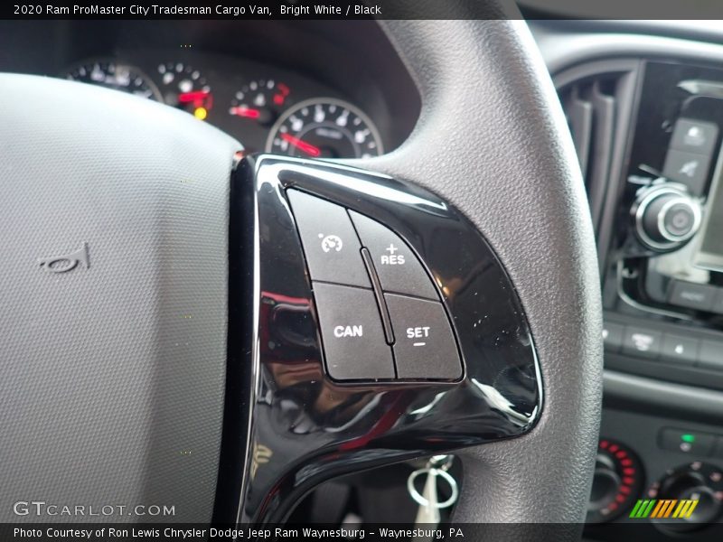Bright White / Black 2020 Ram ProMaster City Tradesman Cargo Van