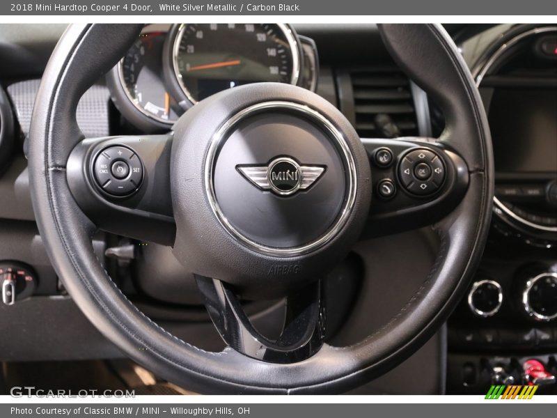 White Silver Metallic / Carbon Black 2018 Mini Hardtop Cooper 4 Door