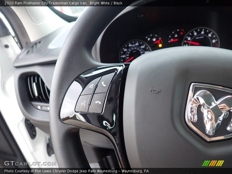 Bright White / Black 2020 Ram ProMaster City Tradesman Cargo Van