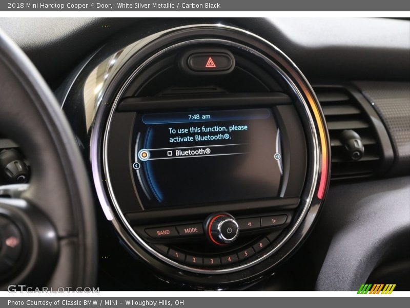 White Silver Metallic / Carbon Black 2018 Mini Hardtop Cooper 4 Door