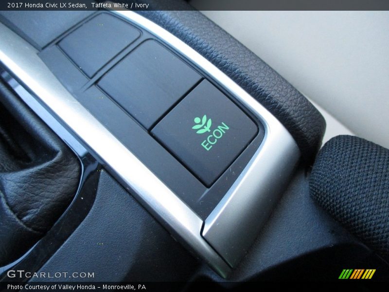 Taffeta White / Ivory 2017 Honda Civic LX Sedan