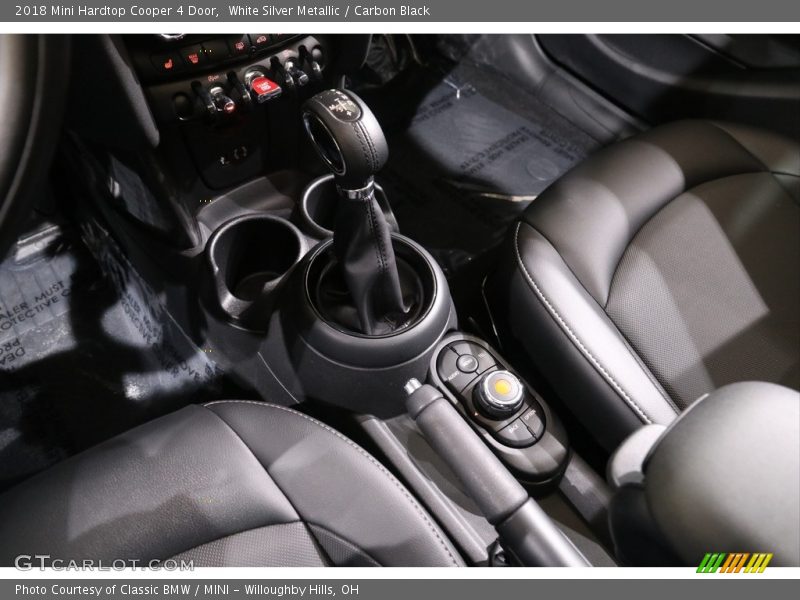 White Silver Metallic / Carbon Black 2018 Mini Hardtop Cooper 4 Door