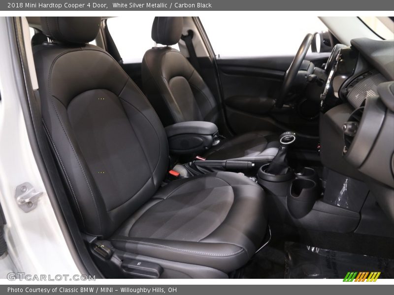 White Silver Metallic / Carbon Black 2018 Mini Hardtop Cooper 4 Door