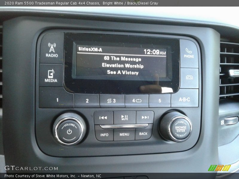 Bright White / Black/Diesel Gray 2020 Ram 5500 Tradesman Regular Cab 4x4 Chassis