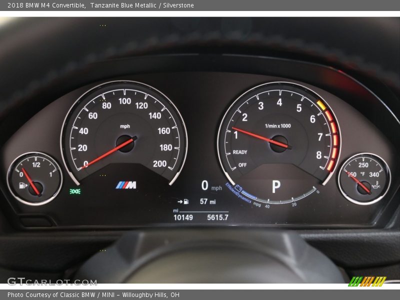  2018 M4 Convertible Convertible Gauges