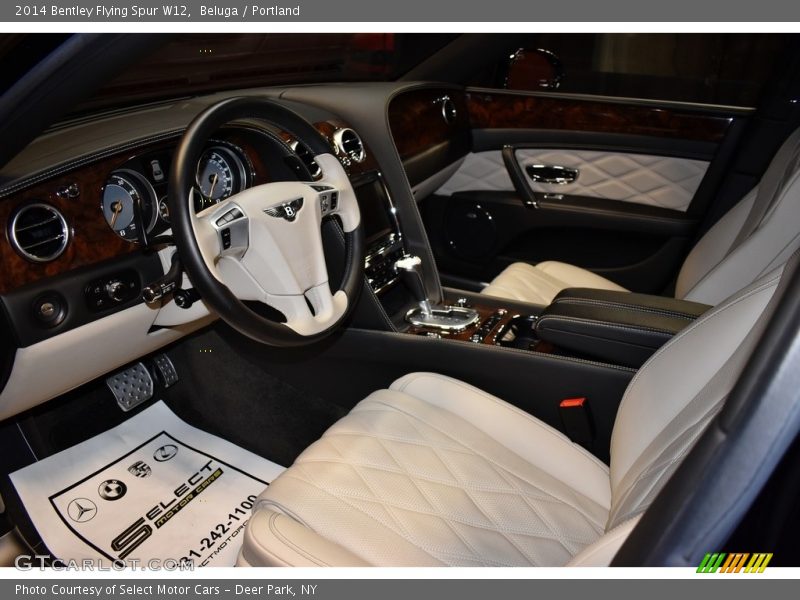 Front Seat of 2014 Flying Spur W12