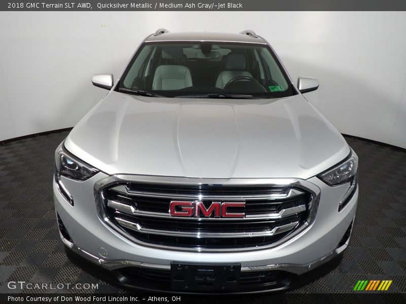 Quicksilver Metallic / Medium Ash Gray/­Jet Black 2018 GMC Terrain SLT AWD