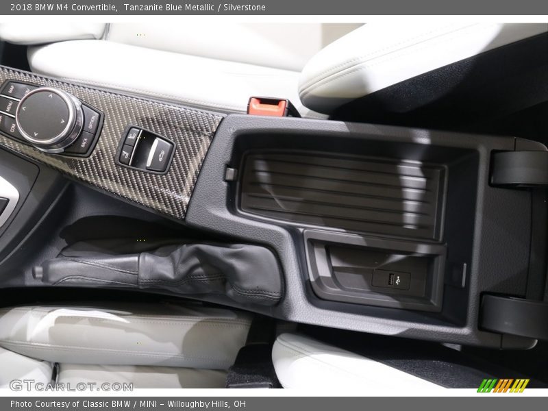 Tanzanite Blue Metallic / Silverstone 2018 BMW M4 Convertible