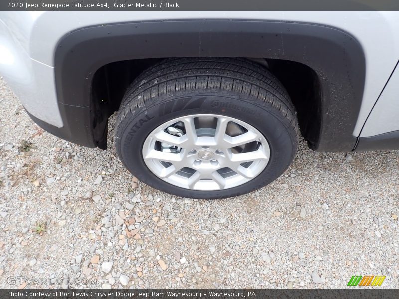 Glacier Metallic / Black 2020 Jeep Renegade Latitude 4x4