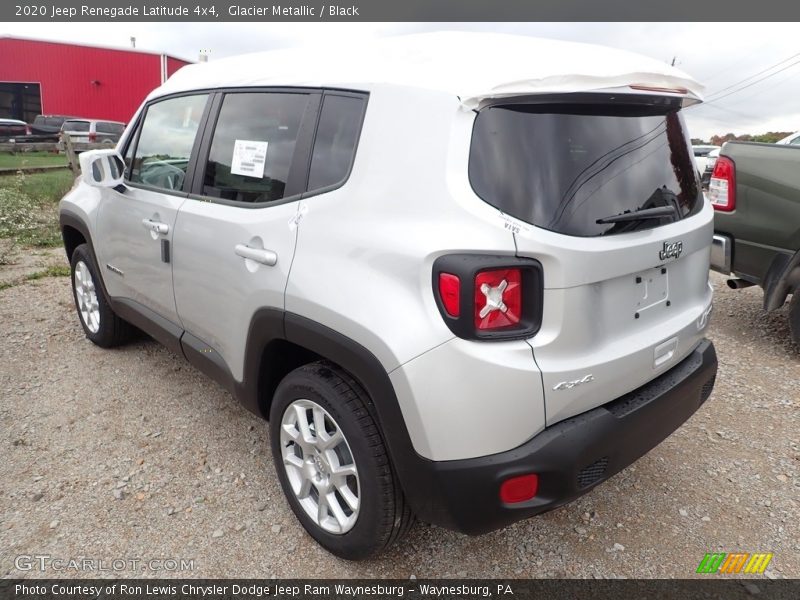 Glacier Metallic / Black 2020 Jeep Renegade Latitude 4x4